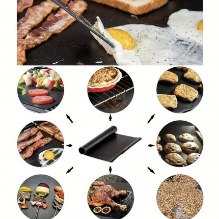 Kleepumisvastased grilli- ja küpsetusalused (2 tk)