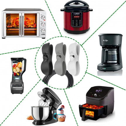 Isekleepuv Kaablihoidja (3 tk)