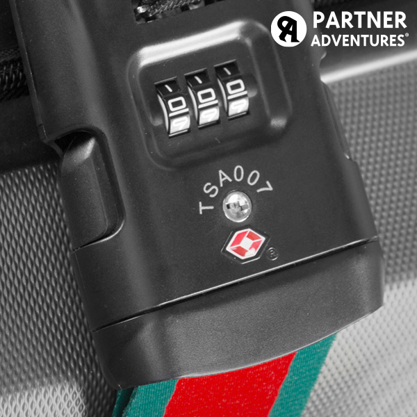 Partner Adventures pagasirihm sisseehitatud kaaluanduri ja turvakoodiga