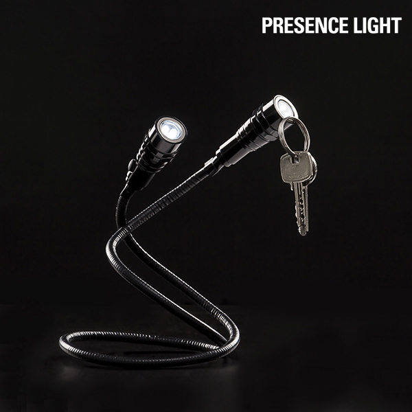 Presence Light magnetiline kahekordse painduvusega LED-taskulamp