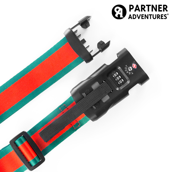 Partner Adventures pagasirihm sisseehitatud kaaluanduri ja turvakoodiga