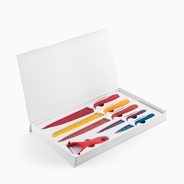 Keraamilised noad ja koorija (6-osaline komplekt)