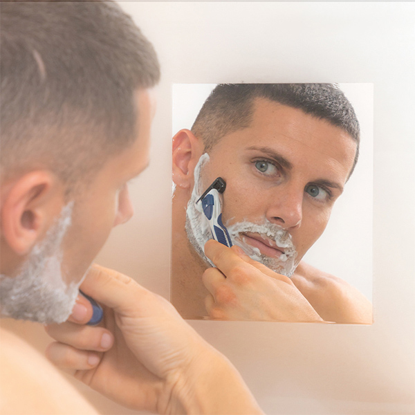 Peegelkile uduvastase kaitsega, 2 tk.