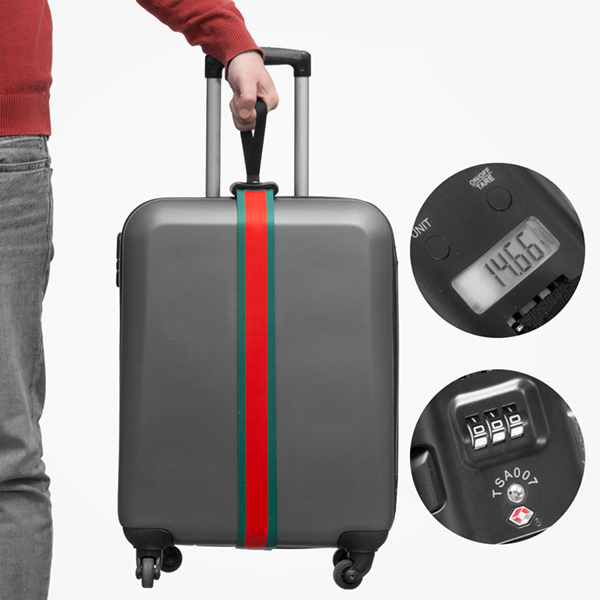 Partner Adventures pagasirihm sisseehitatud kaaluanduri ja turvakoodiga