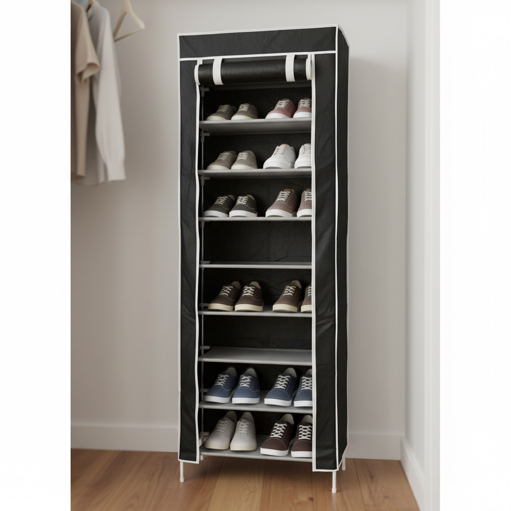 Lõuendist jalatsiriiul